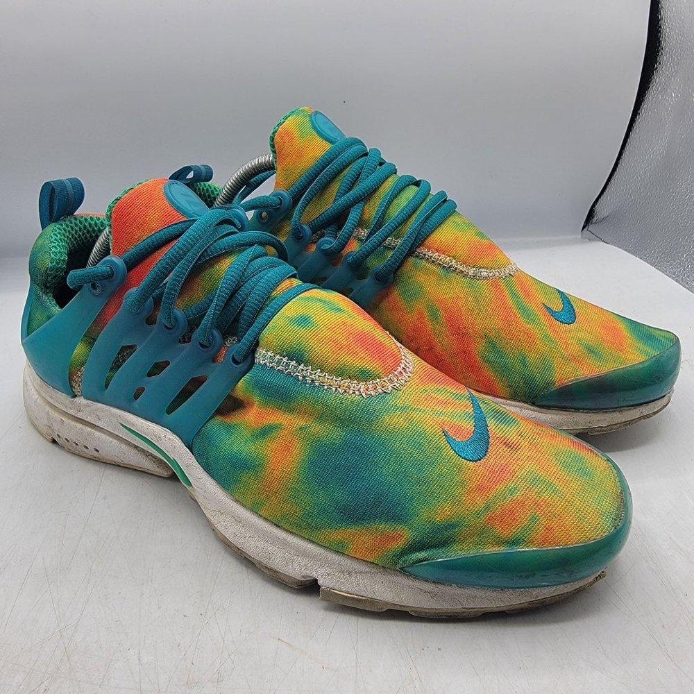 Nike Air Presto Tie Dye Bright Spruce Mens 10 Sneaker Shoes Casual CT3550-200